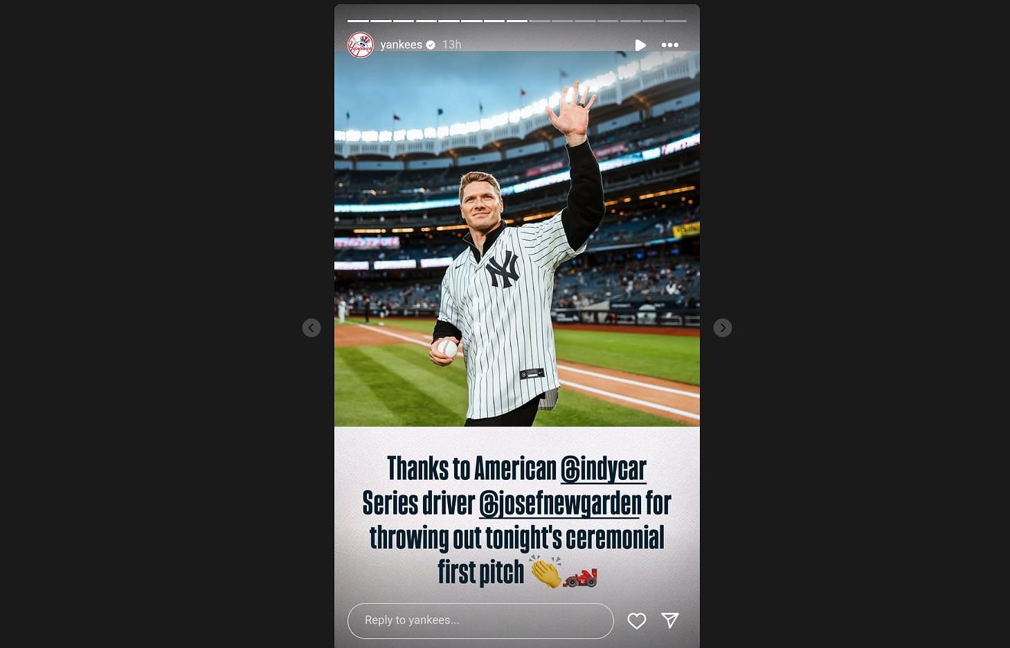 Image credits: Instagram/@yankees